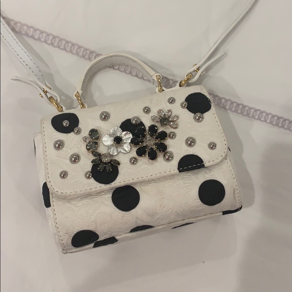Dolce & Gabbana Mini Polka Dot Bag! Like New!
